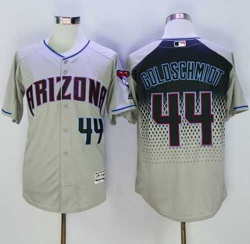Arizona Diamondbacks #44 Paul Goldschmidt Gray Capri New Cool Base Stitched Baseball Jersey Sanguo,We sell and wholesale Arizona Diamondbacks #44 Paul Goldschmidt Gray Capri New Cool Base Stitched Baseball Jersey Sanguo on line form chian!